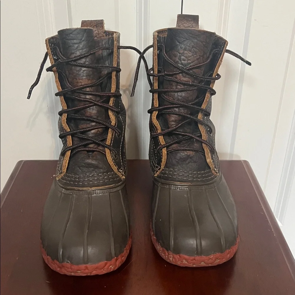 L.L. Bean Boots Duck Boots Bison 8